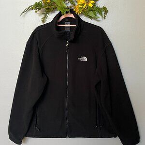 The North Face Mens Black Fleece Jacket Size Large